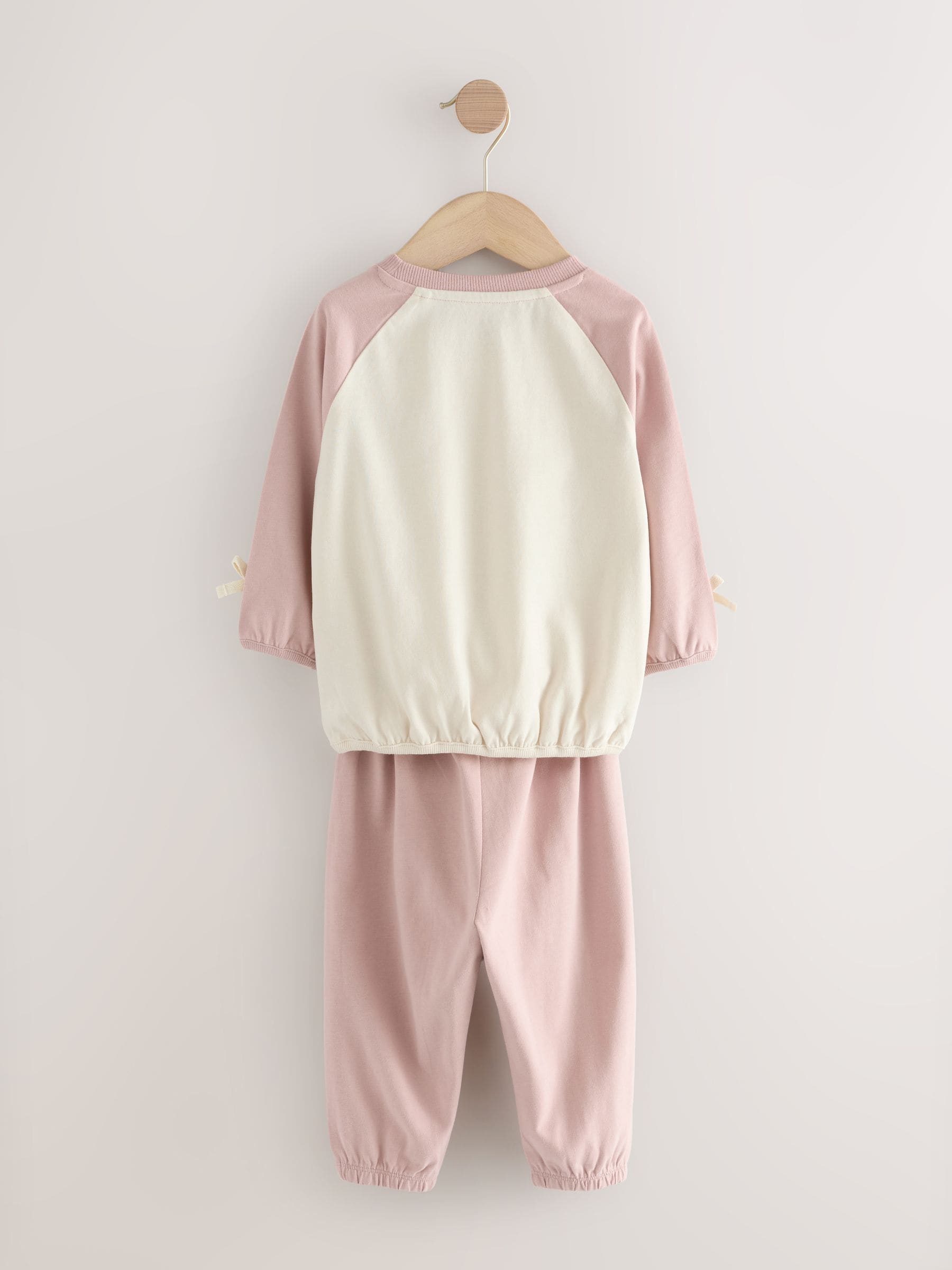 Pink/Navy Washington Print - Joggingbroek pyjama's 3 stuks (9mnd-8jr)