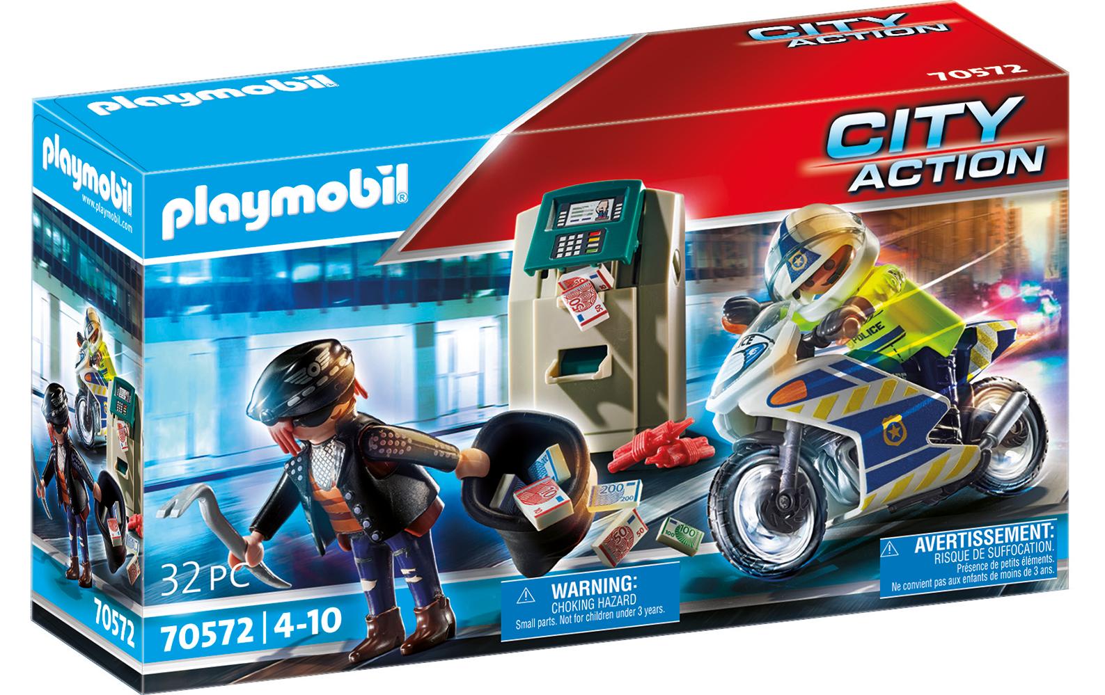 City Action Polizei-Motorrad: Verfolgung 70572Polizei-Spielset