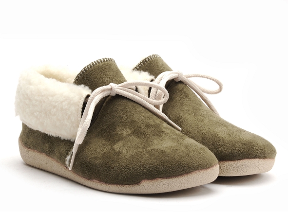 Calzamur cm confort chaussons femme 10139 kaki