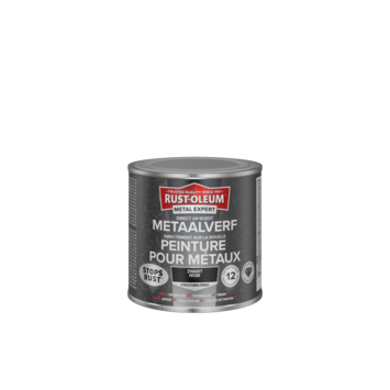 Rust-Oleum metaalverf structuur zwart 250 ml