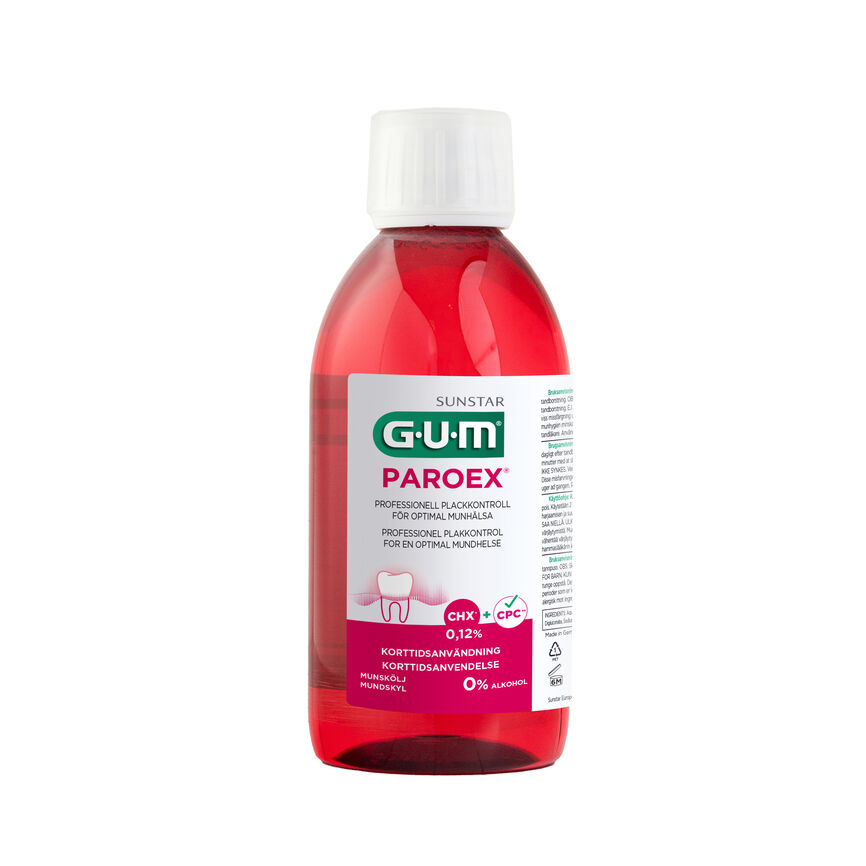 GUM Paroex munnskyll 0,12% CHX   CPC 300 ml