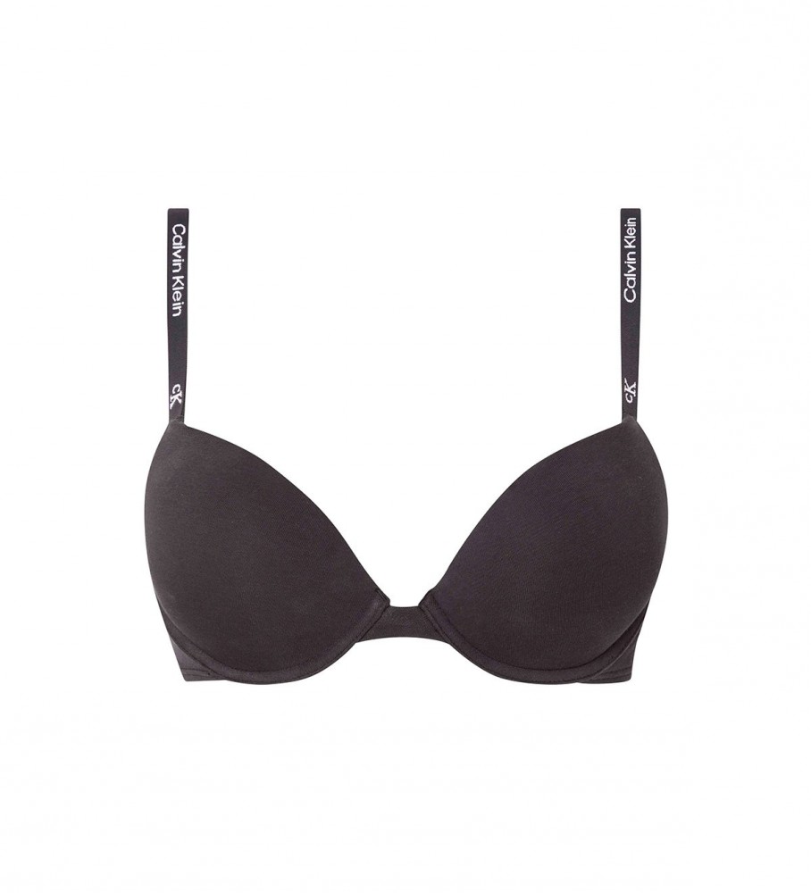 Sutiã Calvin Klein Push Up Plunge, Preto