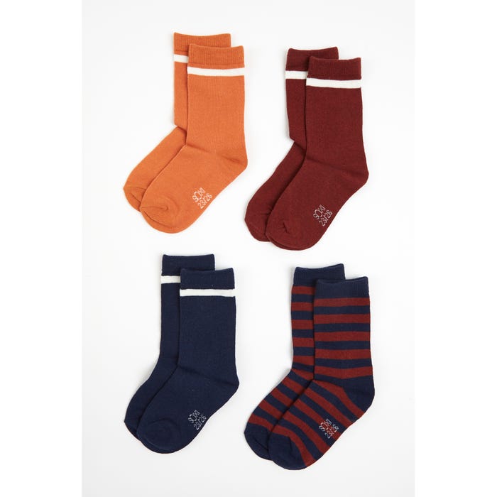 sOxi-Kids 4-pack sokken gestreept - Soxi