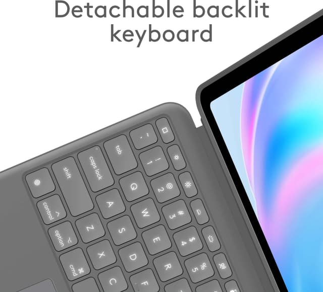 Logitech Combo touch-tastatur etui til iPad Air 13 (M2) (grå)