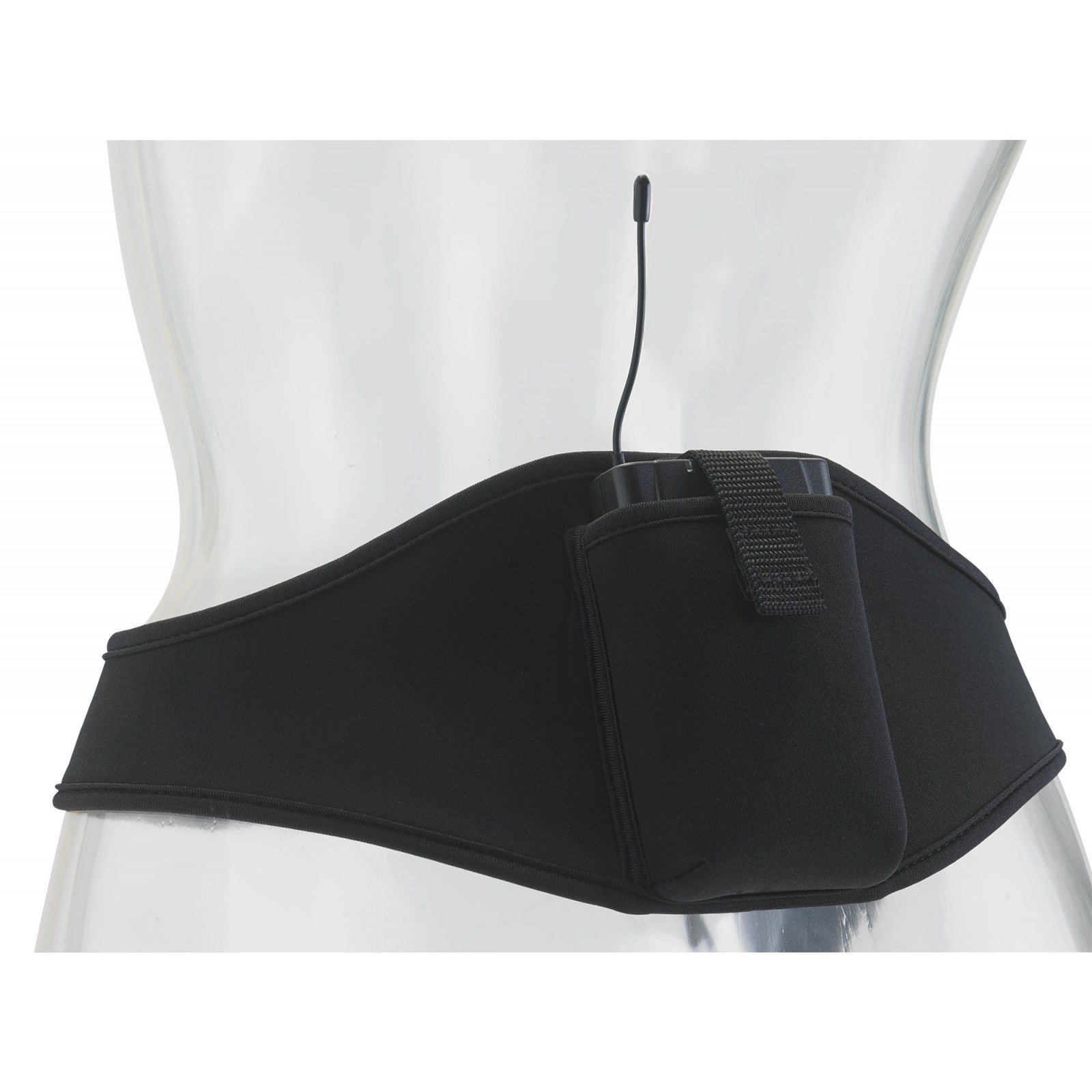 Audiophony BodyPocket UHF Body transmitter Neopreen riem - zwart
