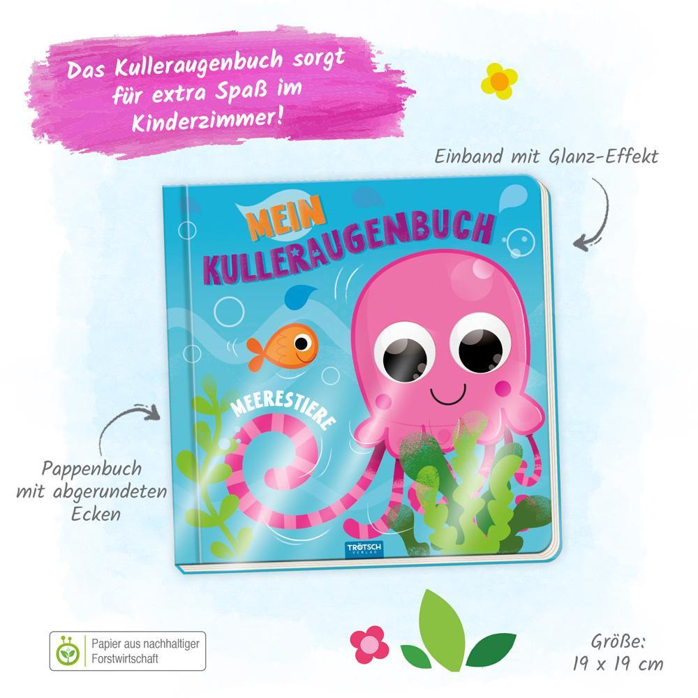 Trötsch Pappenbuch mit Kulleraugen Mein Kulleraugenbuch Meerestiere