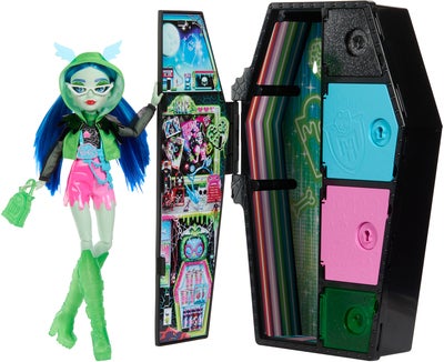 Monster High Skulltimate Secrets Neon Frights Dukke Ghoulia Yelps