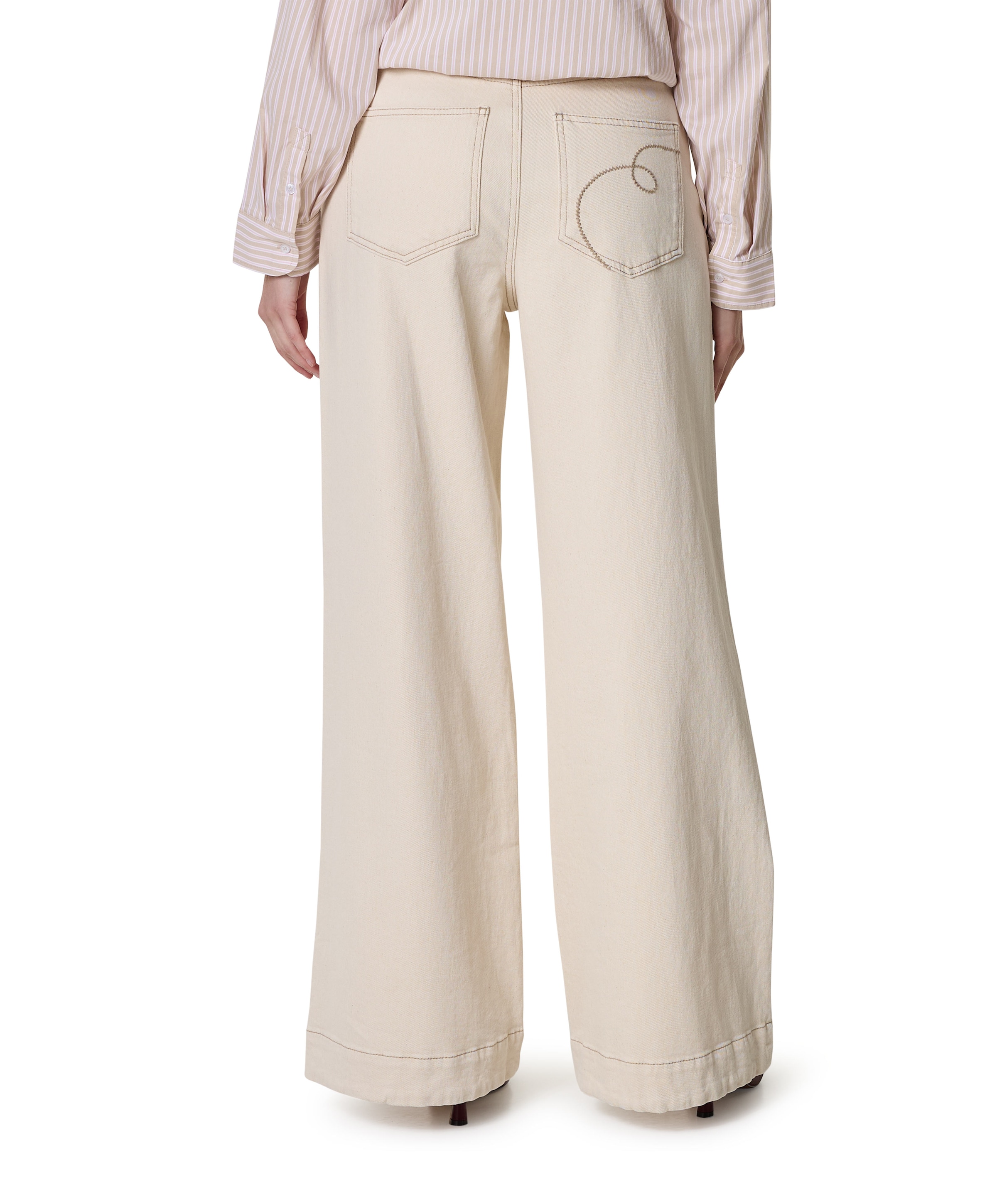Nukus Abby dames broek ecru