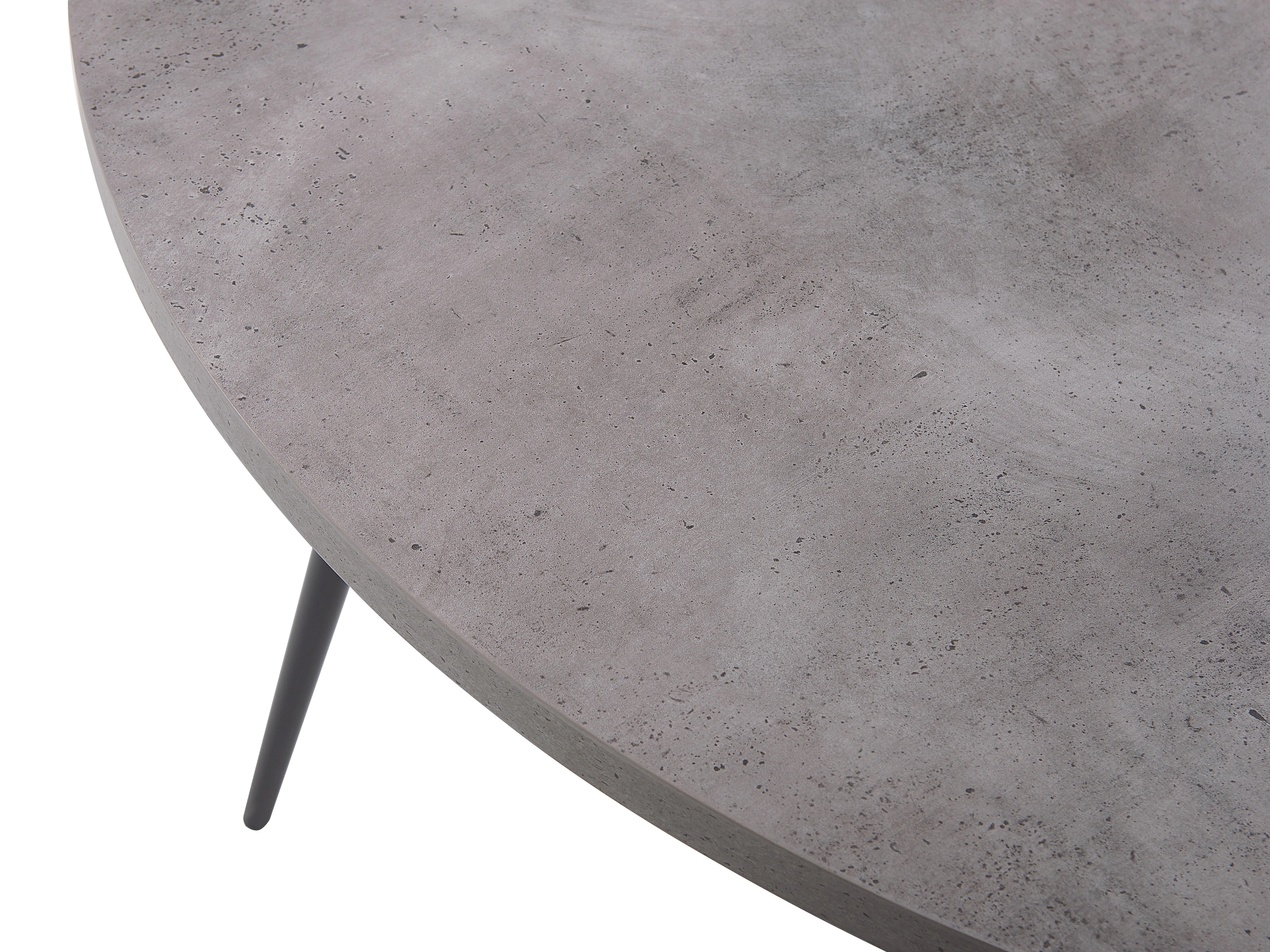Eettafel ODEON Grijs beton-effect 120 cm 120 cm
