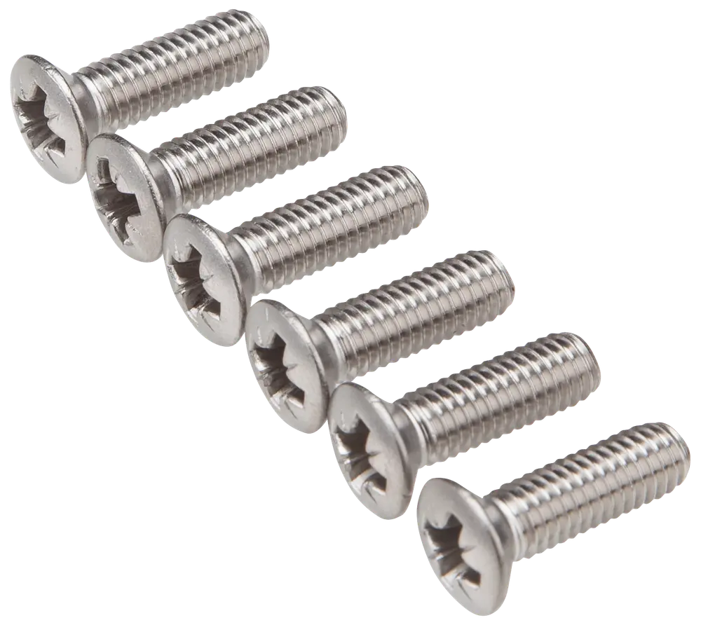 Arvid Nilsson Maskinskrue A4 LH M6 x 20 mm 6-pak