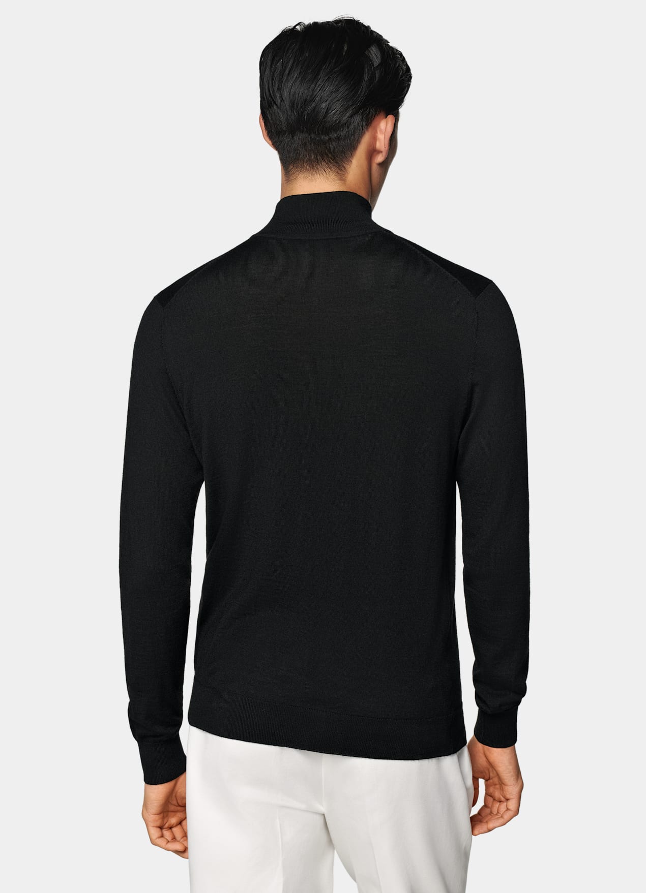 Cardigan zippé Merino noir