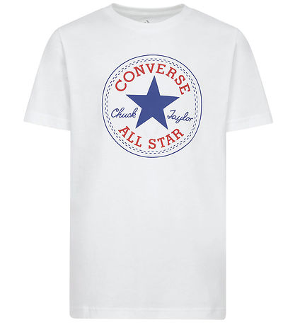 Converse T-Shirt - Weiß m. Logo