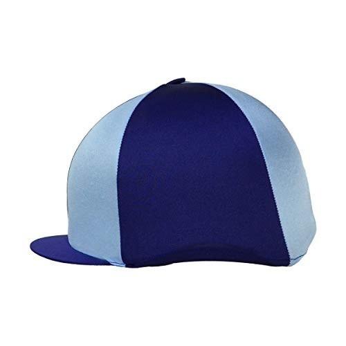 Forro de capacete bicolor em azul marinho/azul celeste