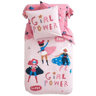 Linge de lit enfant Girl power - BECQUET CRÉATION