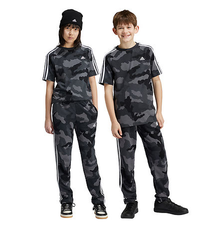 adidas Performance Sweatpants - J BL Camo FT PT - Gr?/Sort
