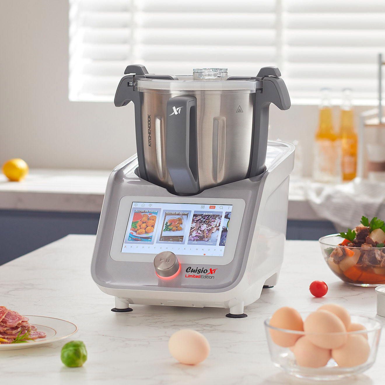 Kitchencook Robot Cuiseur connecté Cuisio multifonction multicolore - 3 L