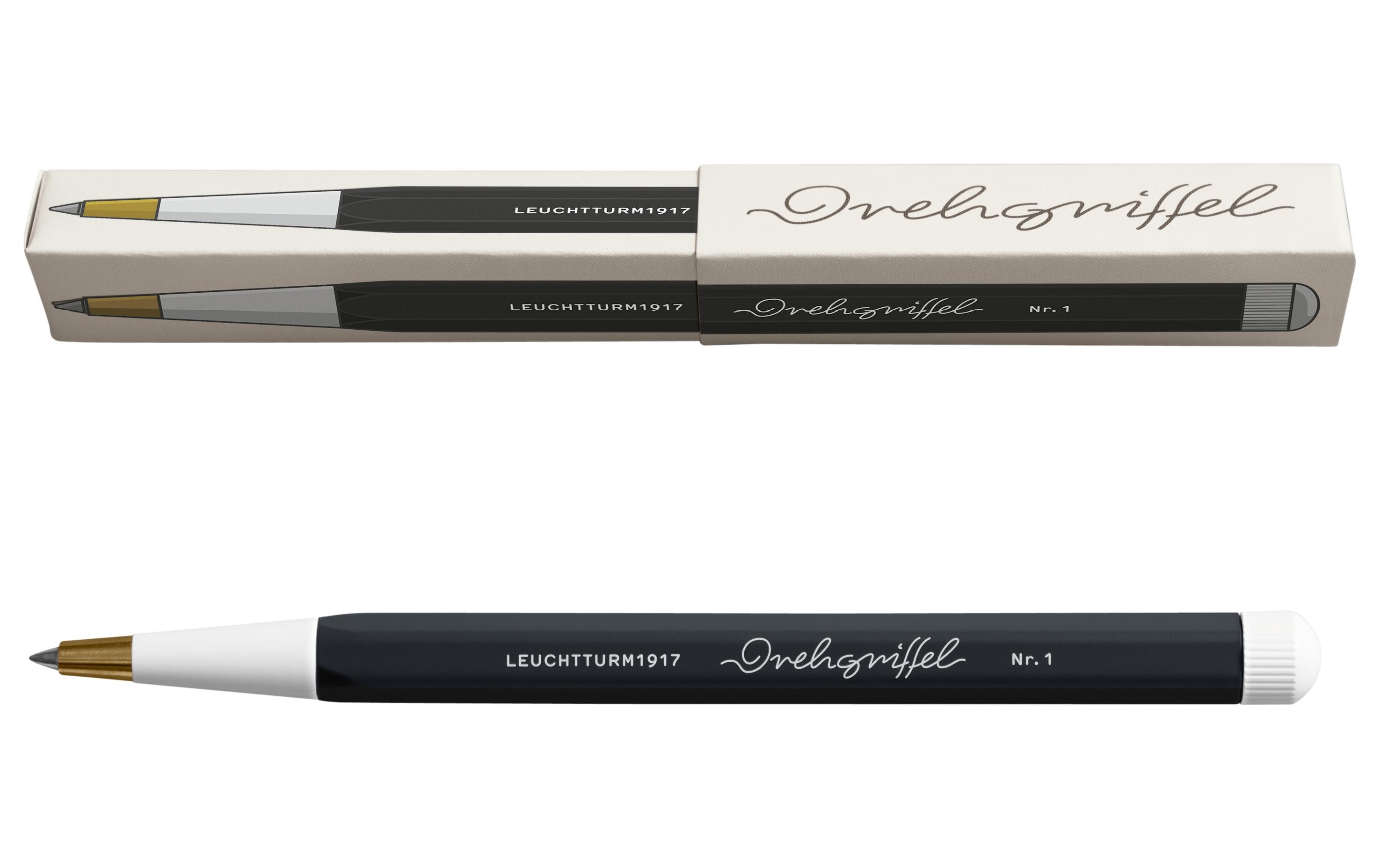 Gelschreiber Drehgriffel 0.5 mm, SchwarzGelminenstift ideal für Schreiben, Skizzieren und Zeichnen