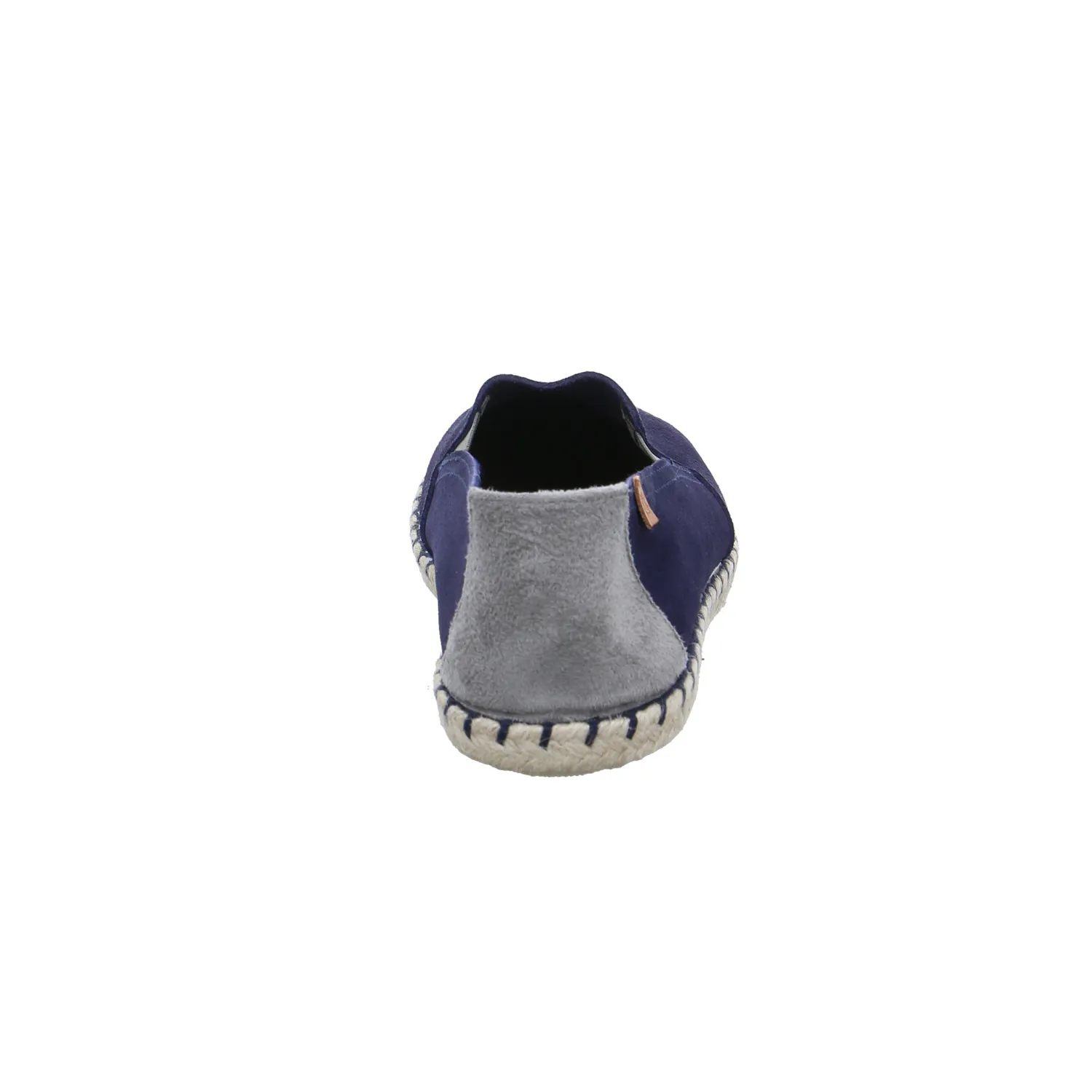 Halbschuh-Schlüpfer Blau Leder