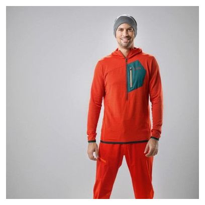 Loeffler shirt  Maillot à manches longues (M HZ et un chandail à Capuchon Aéro TechFleece - Vert clair-