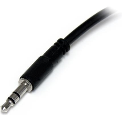 StarTech.com Câble répartiteur stéréo Slim - Mâle 3,5 mm vers 2 femelles 3,5 mm