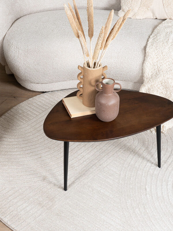 Vloerkleed Ella beige rond ø160 cm