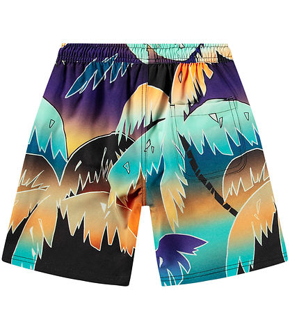 Molo Badeshorts - UV50+ - Nilson - Verblasste Palmen