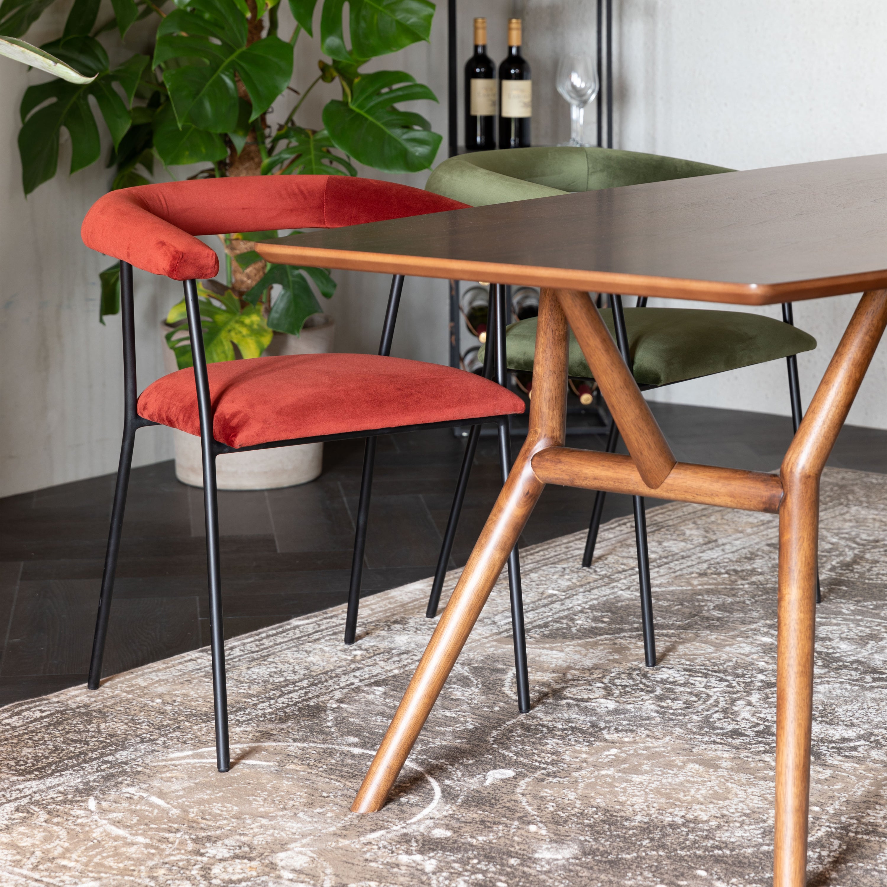 Dutchbone Malaya Eettafel - 180 x 90 cm - Bruin