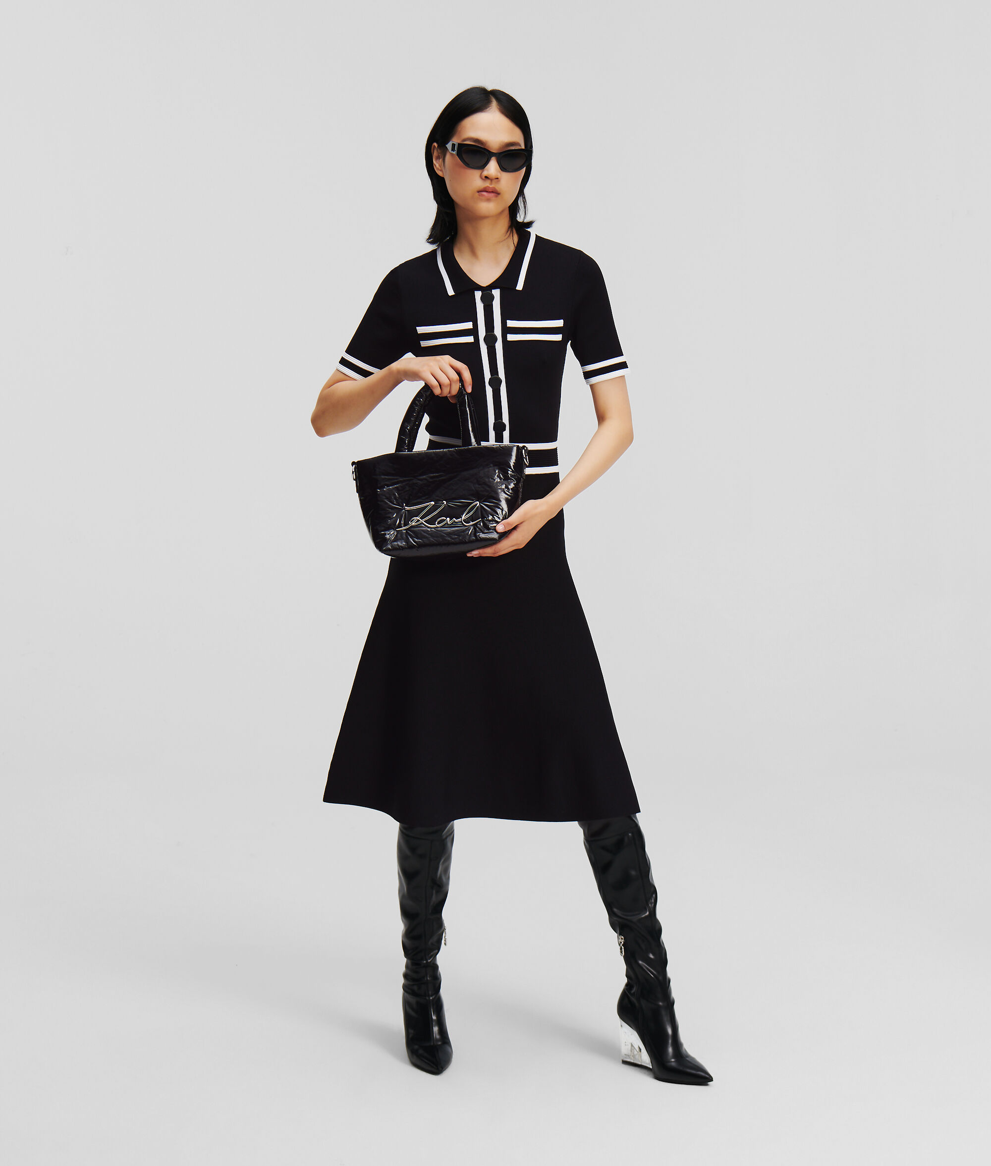 ROBE POLO EN TRICOT