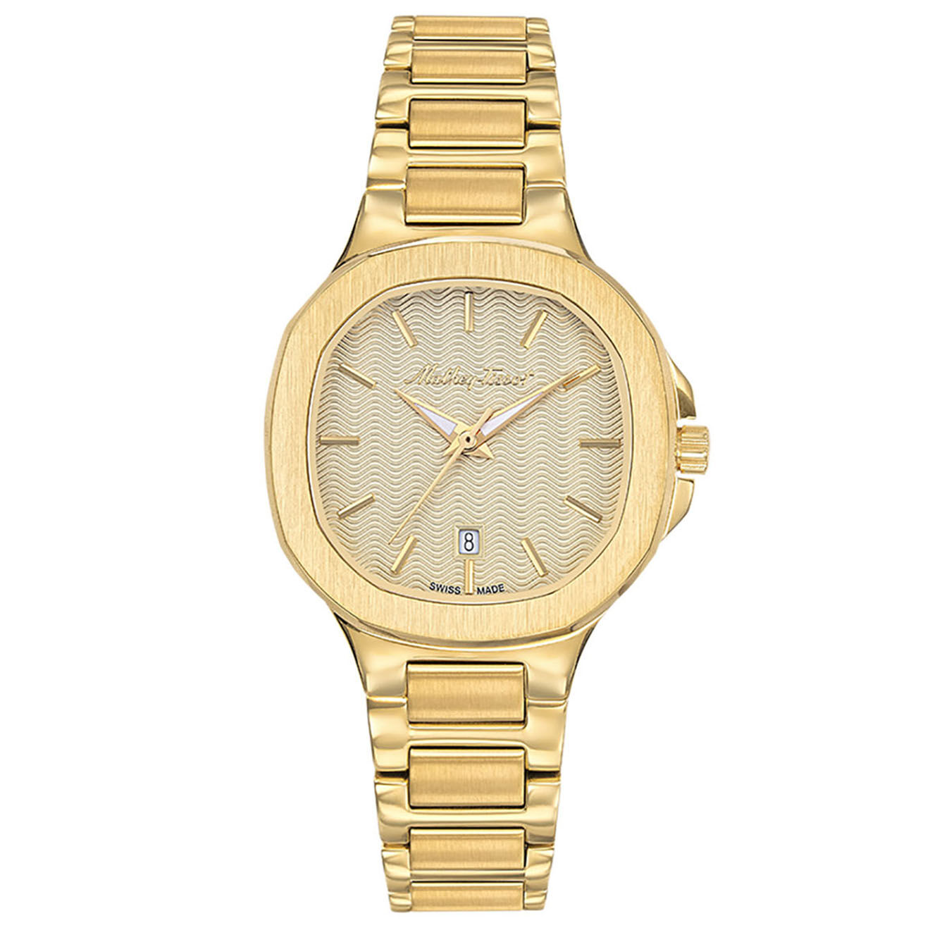 Mathey-Tissot Montre Femme en Acier Quartz Evasion  dorée
