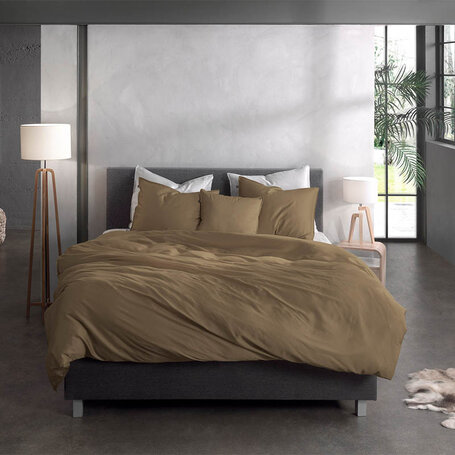 Dekbedovertrek Satinado - Real Taupe