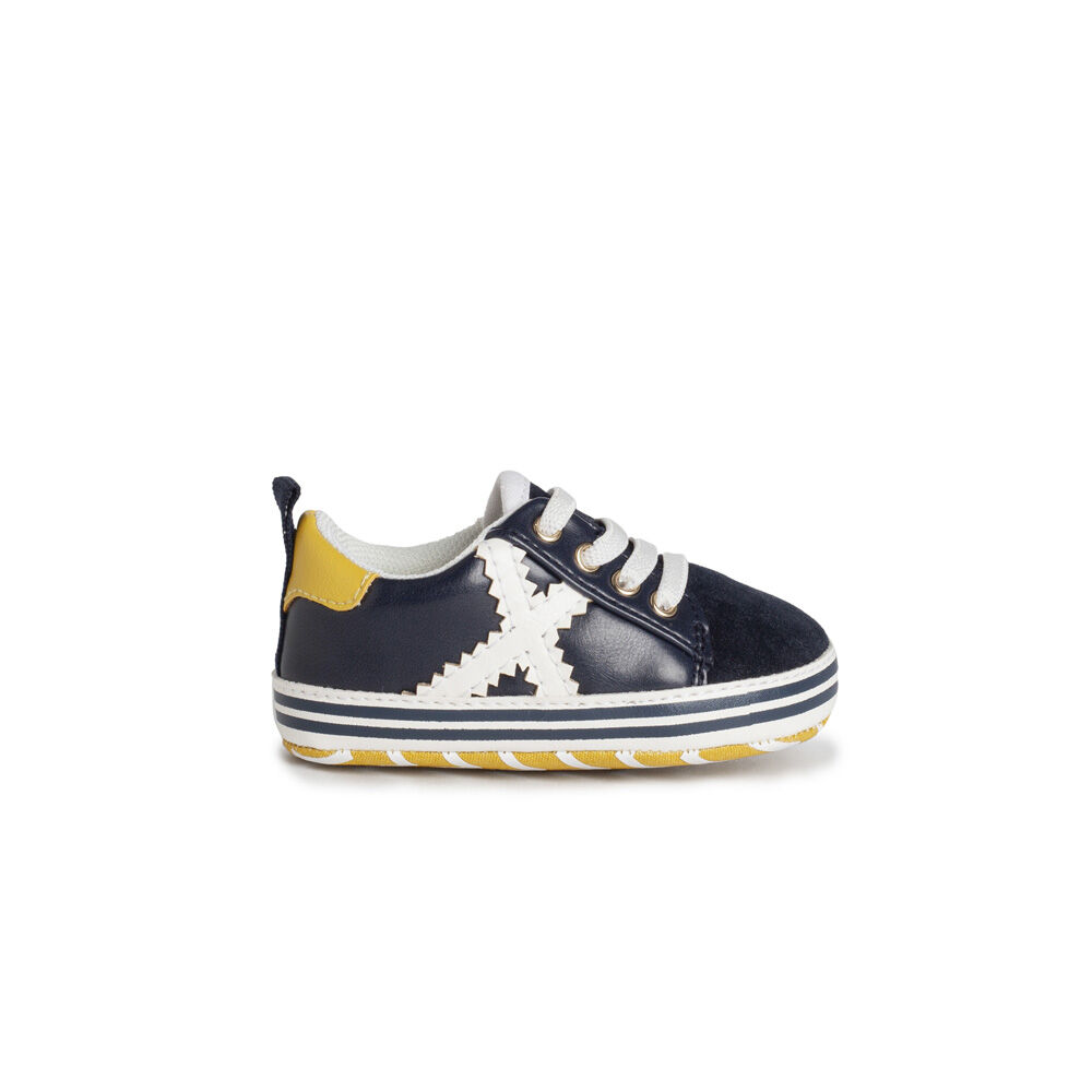 Zapatillas Munich Rete Zero 8241013 Azul Marinho/amarillo