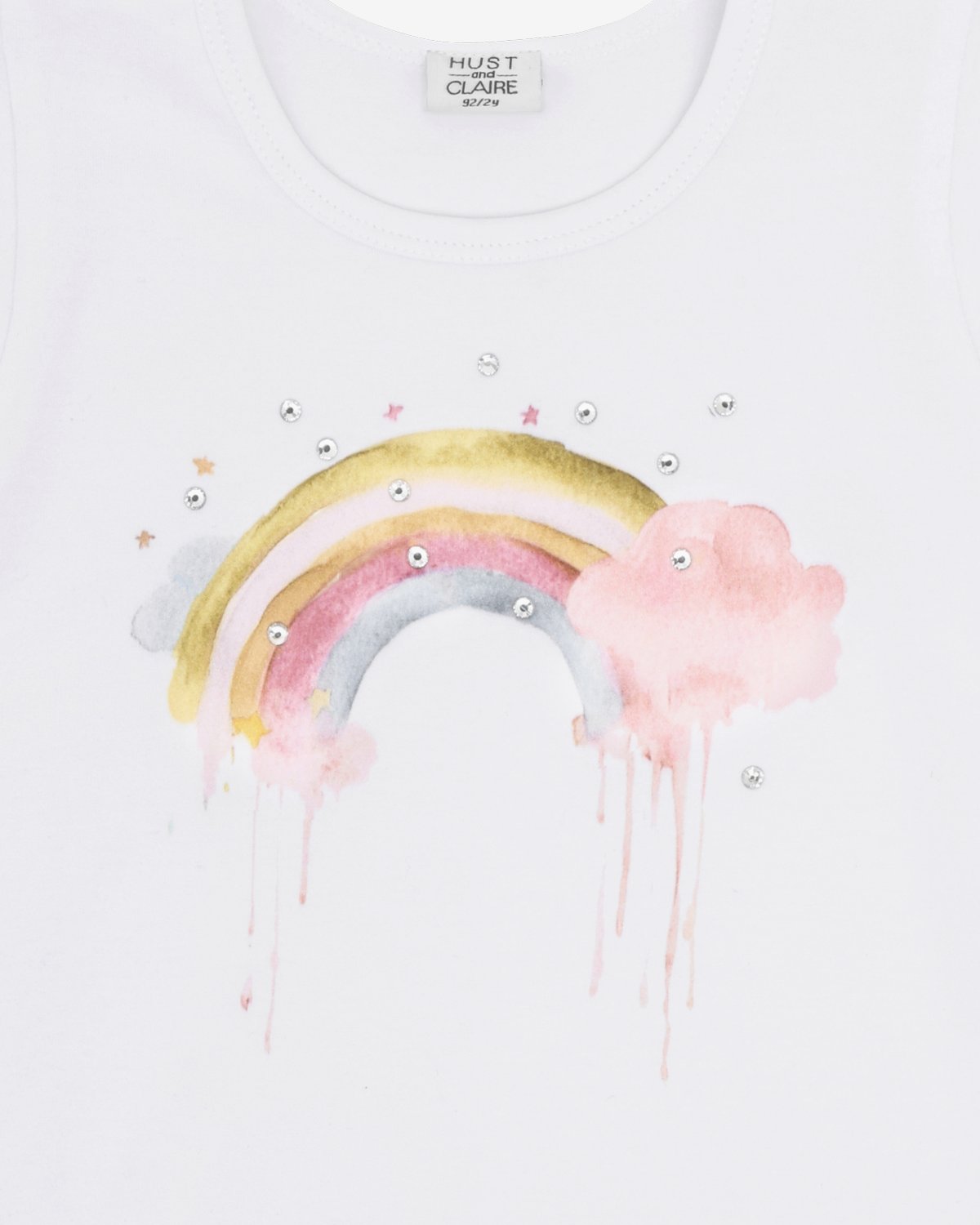 T-skjorte Barn M/ Glitter – Bomull, Elastan | HCAlma Rainbow