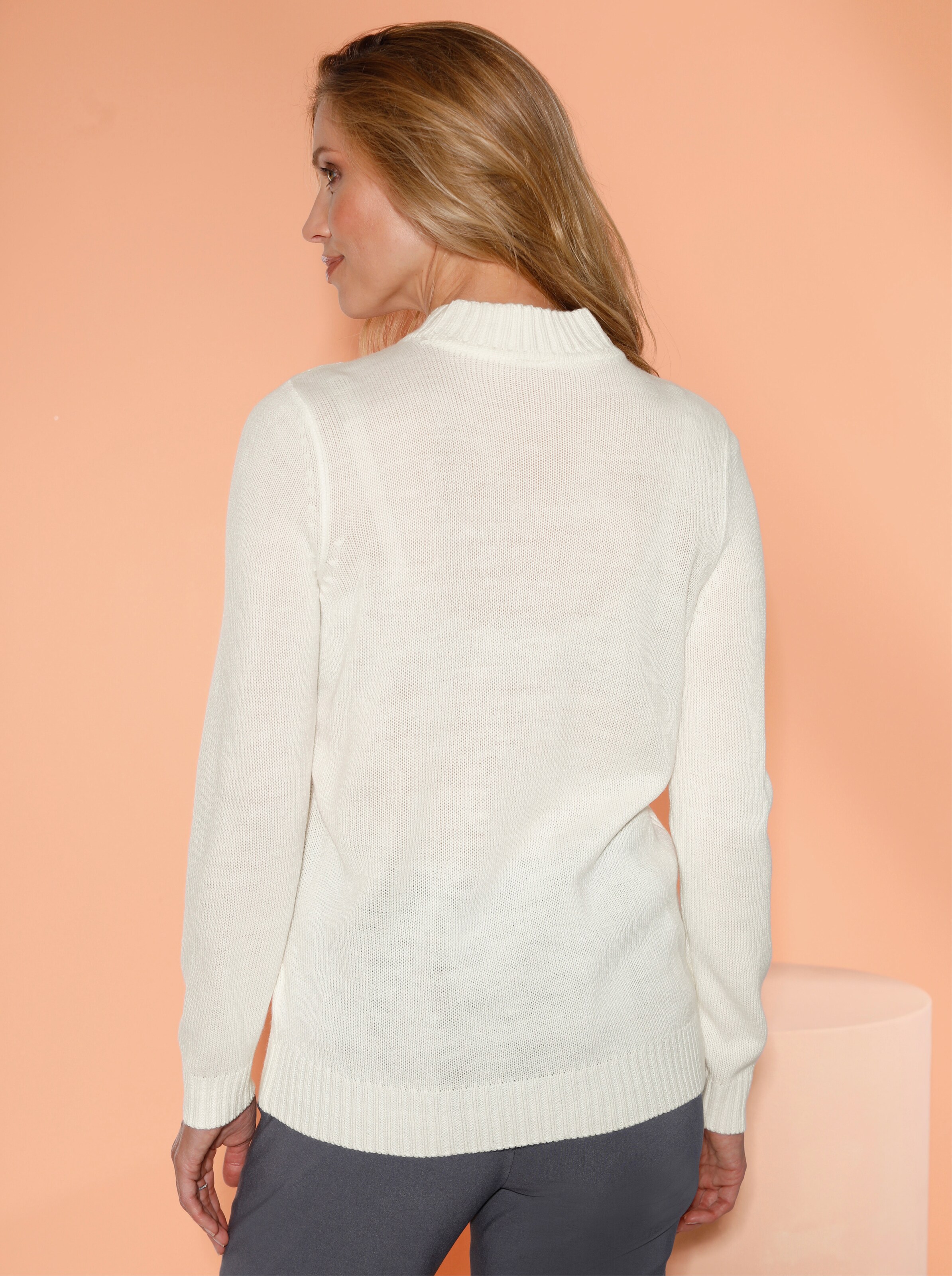 Stehkragenpullover