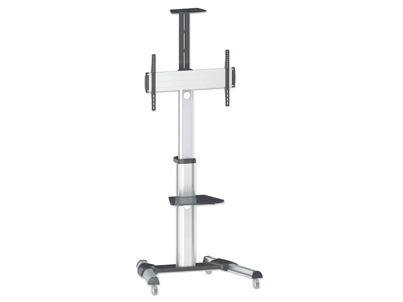 Manhattan TV & Monitor Mount, Trolley Stand, 1 screen, Screen Sizes: 37-65