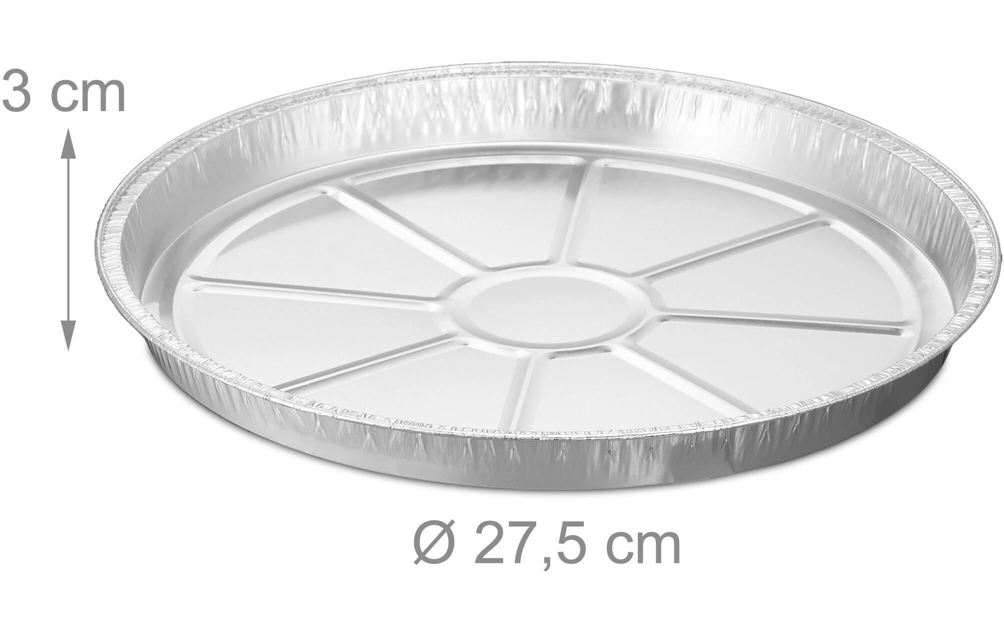 Grillschale 25 StückRunde Aluschalen