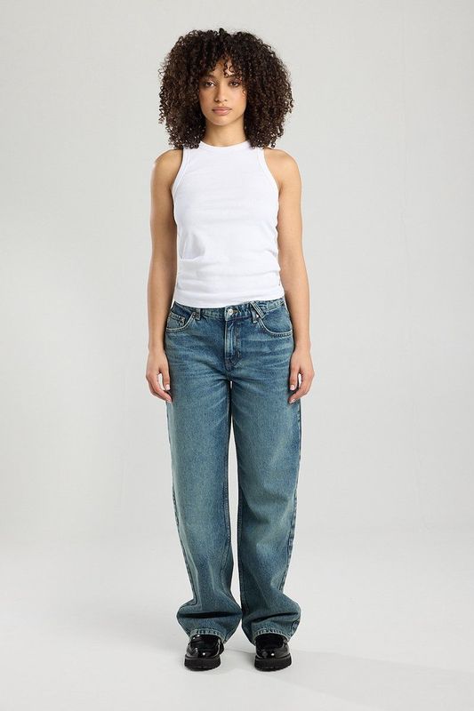 America Today - Montana - Wide Leg Jeans - 100% Katoen - Lage Taille