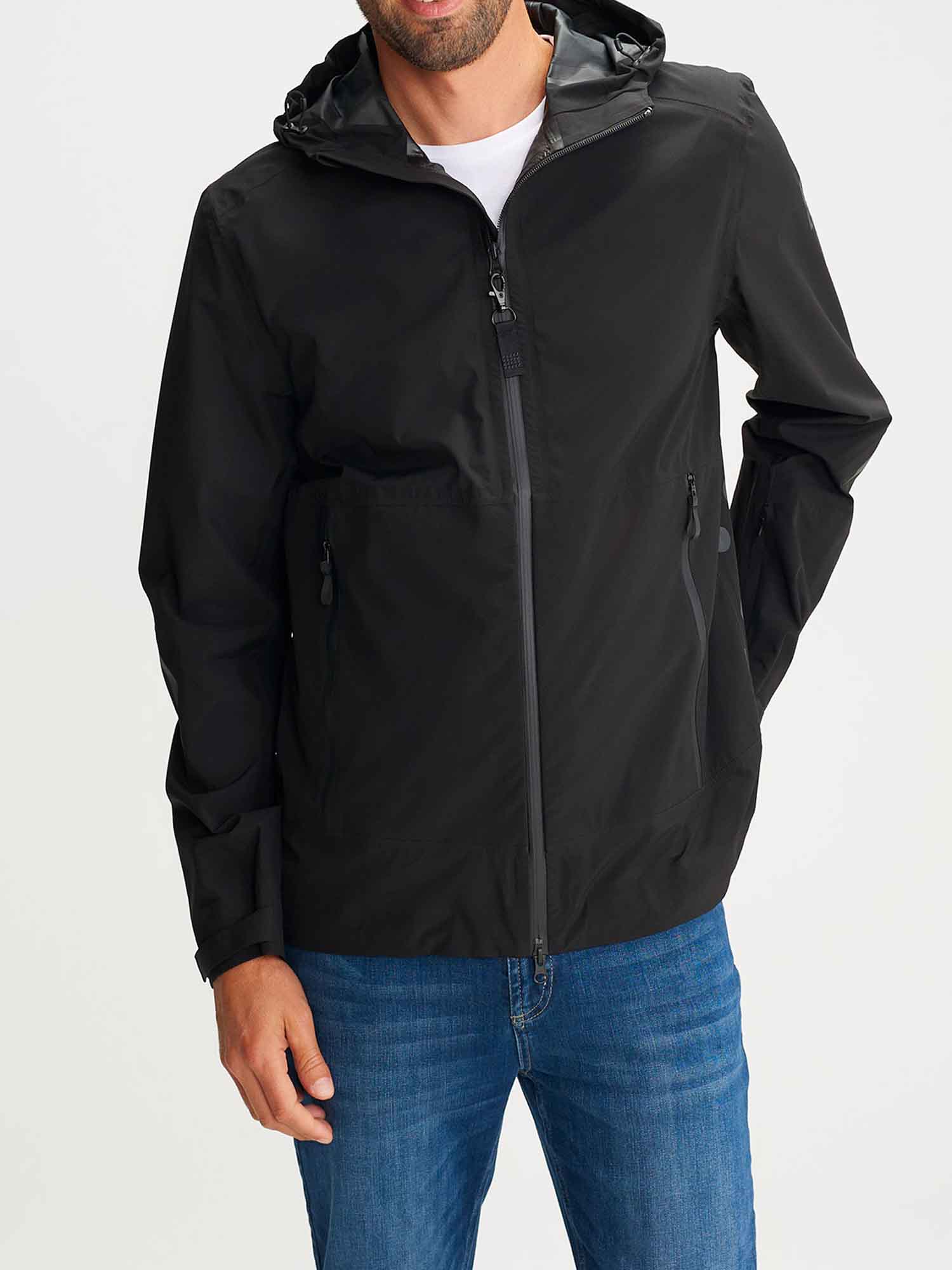 Veste Homme Longue Imperméable Noire