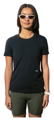 Maillot Manches Courtes Femme Circle Athletic Noir