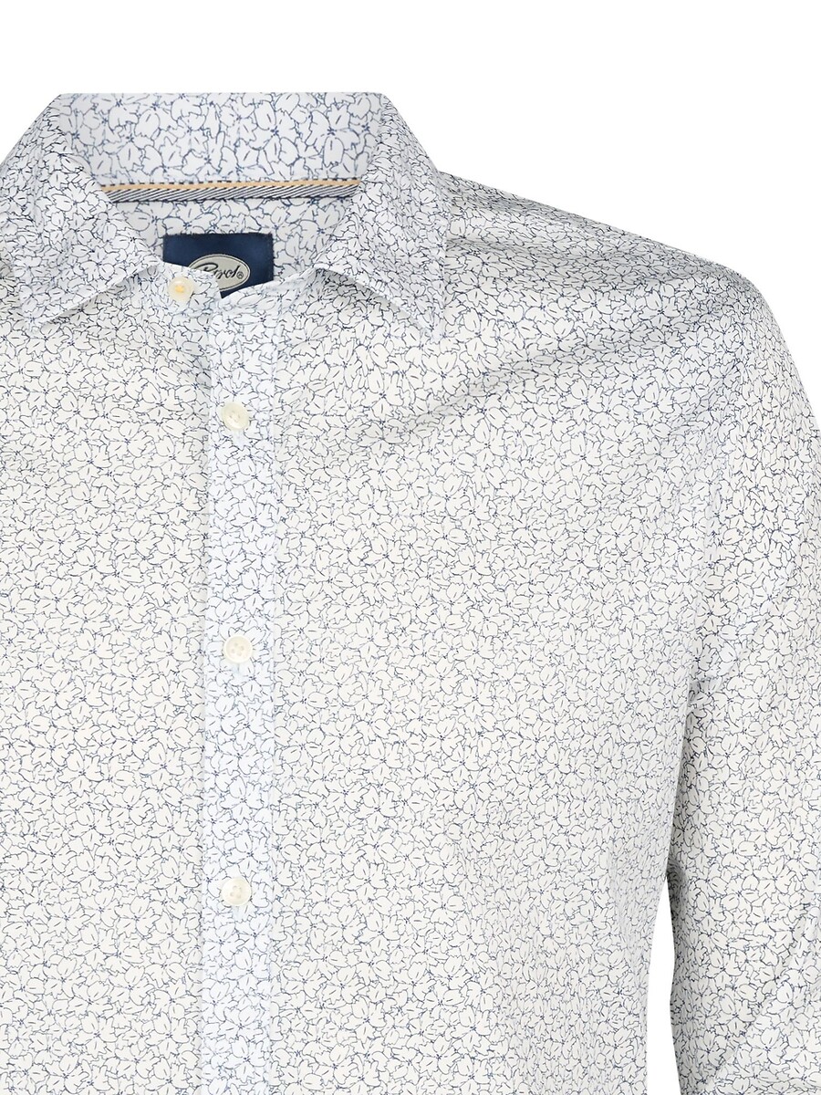 INDÚSTRIAS PETROLÍFERAS<br>Camisa estampada com corte reto