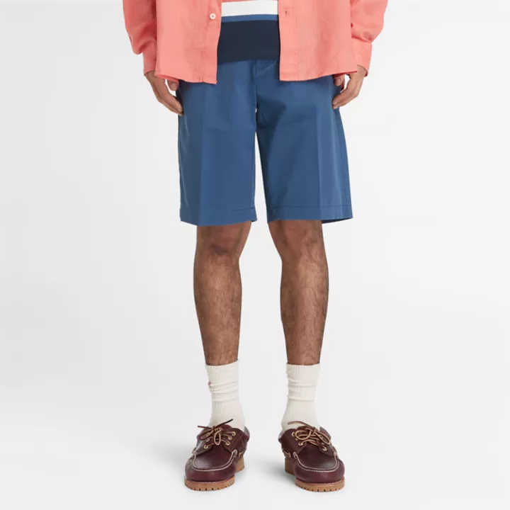 Short chino stretch Squam Lake pour homme en bleu foncé