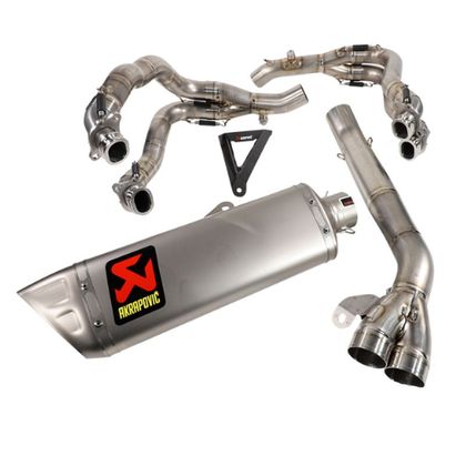 Ligne Complète Akrapovic Evolution Titane - Gris