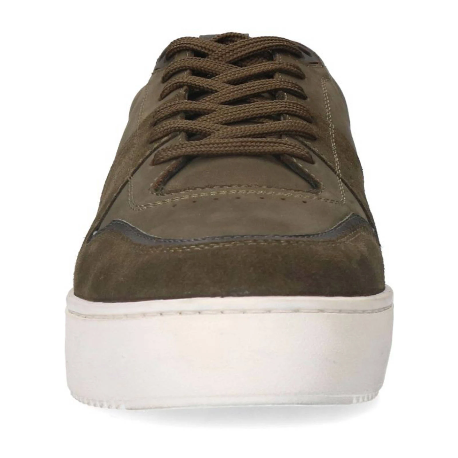 Manfield suède sneakers groen