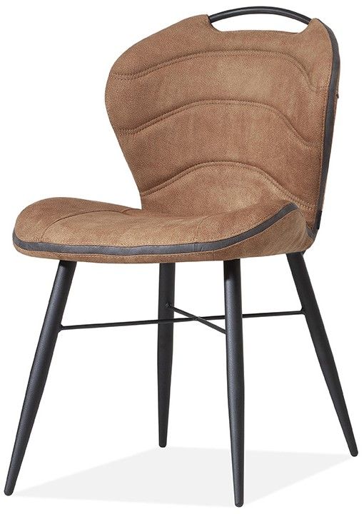 Eetstoel - cognac Bray B56 x D66 x H86 cm