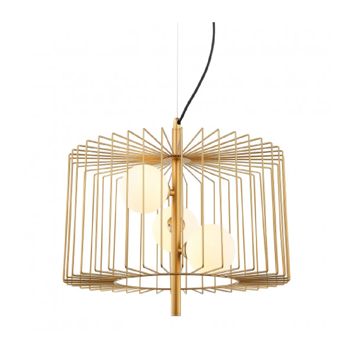 Luminaire Center Suspension moderne Daren 3 ampoules