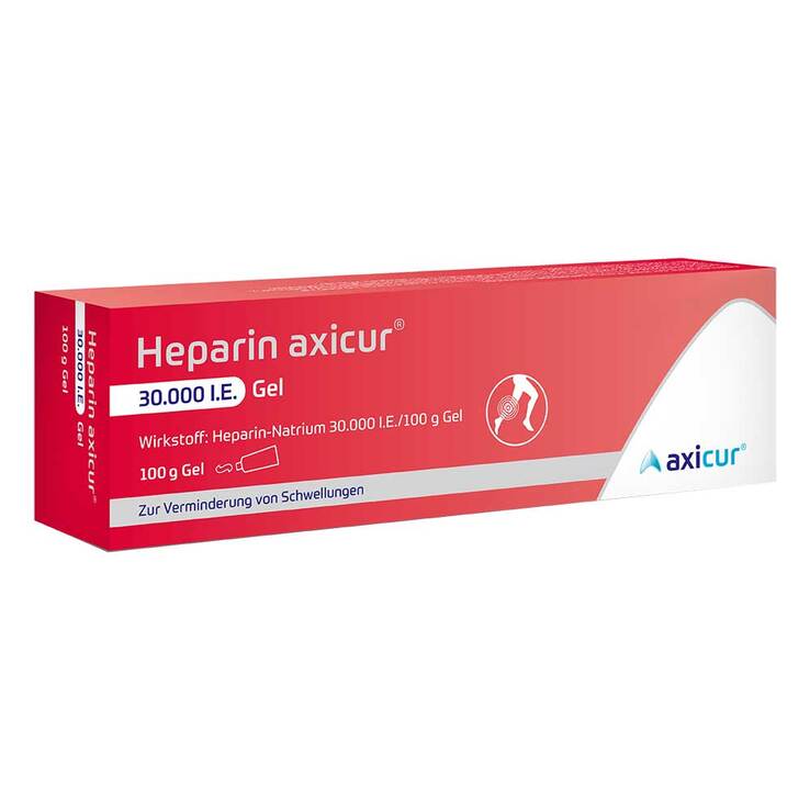 Heparin axicur® 30.000 I.E. Gel , 100 g