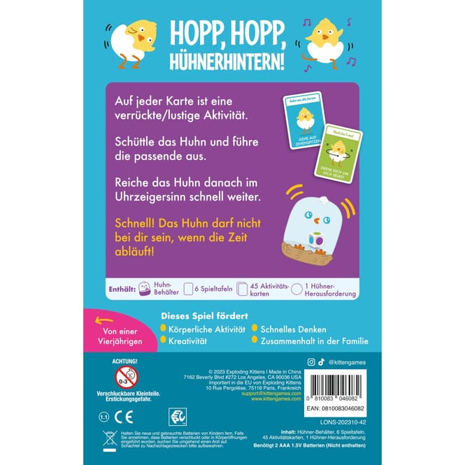Kitten Games - Hopp, Hopp, Hühnerhintern!