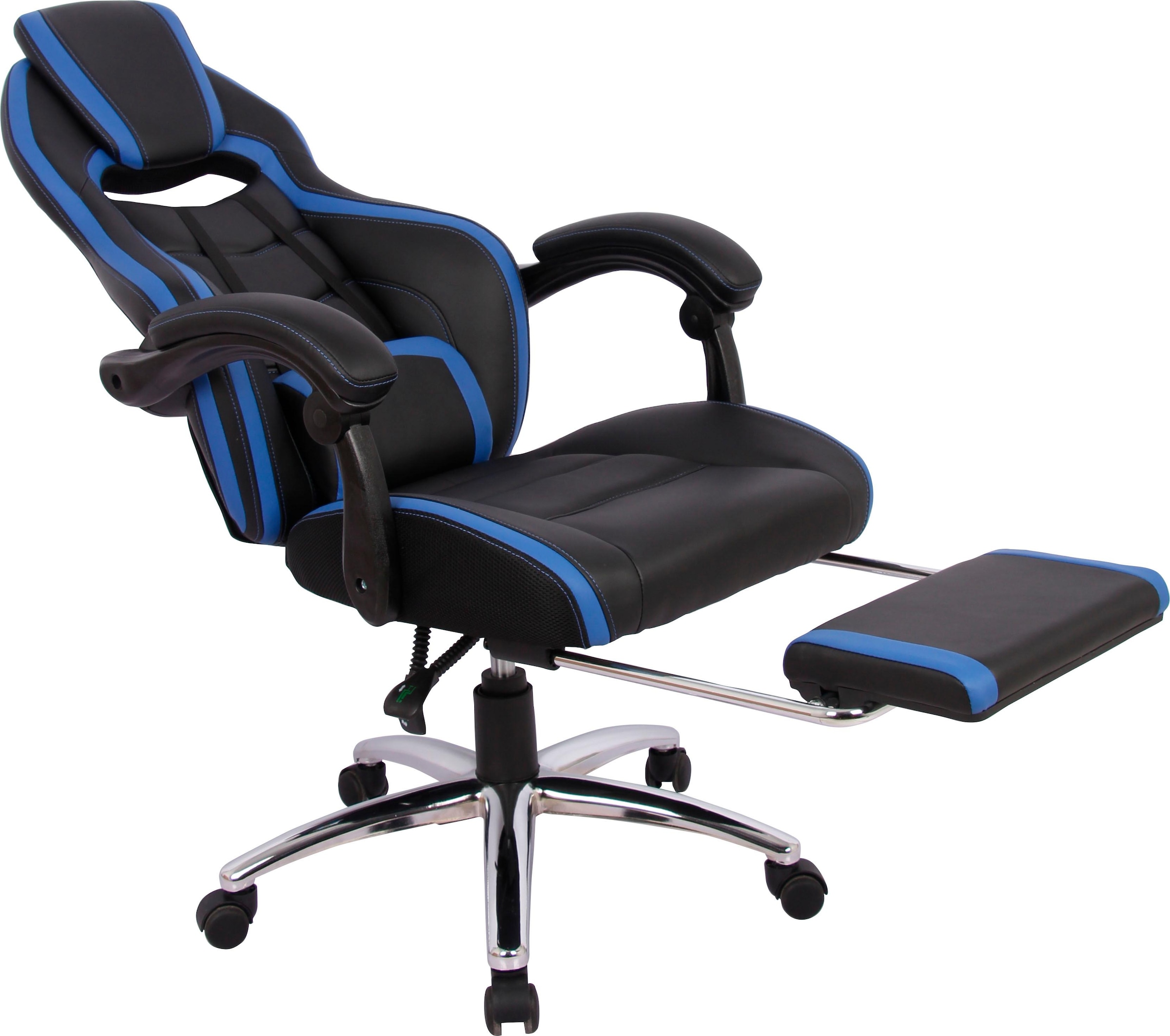 INOSIGN Gaming-Stuhl »Sprinta 1, Chefsessel mit ausziehbarer Fussstütze« () komfortabel gepolstert mit vielen ergonomischen Funktionen