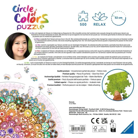 Ravensburger Puzzle - Circle of Colors Donuts, 500 Teile