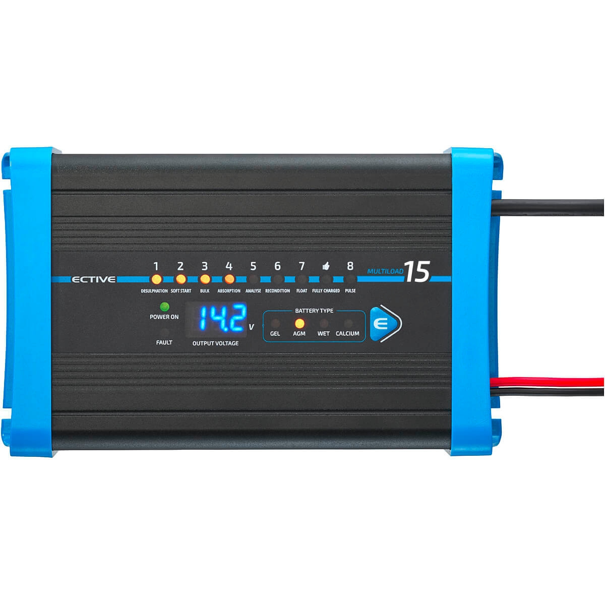 ECTIVE Multiload 15 Batterieladegerät 8 Stufen 12 V 15 A