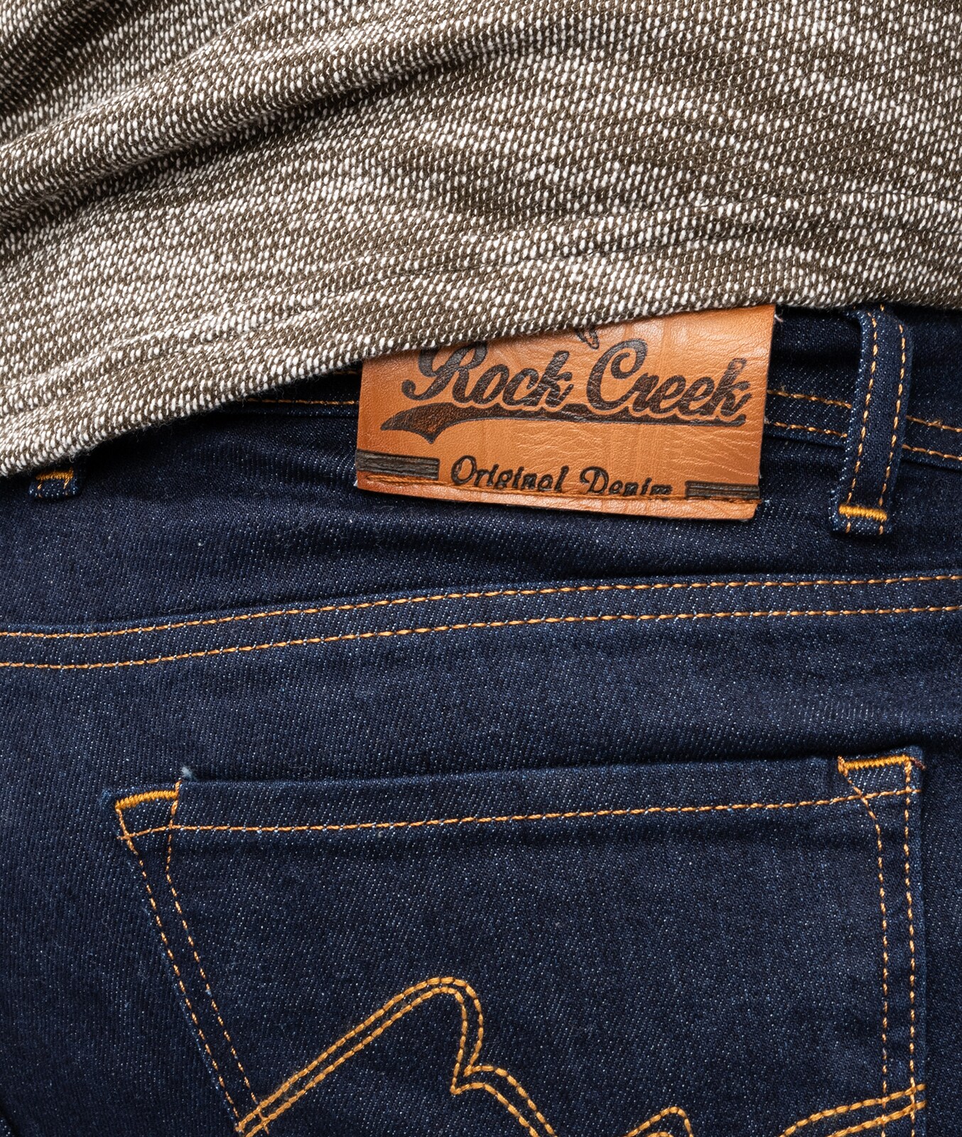 Rock Creek Jeans Slim Fit Used-Look